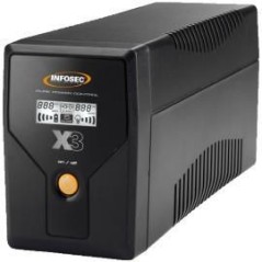 "Infosec X3 EX 1000 LCD USB FRSCHUKO - Reliable Power Solution for Your Devices | Model 65968"